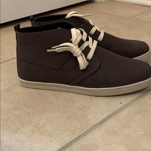 New! Boys Brown and Cream Suede Shoes